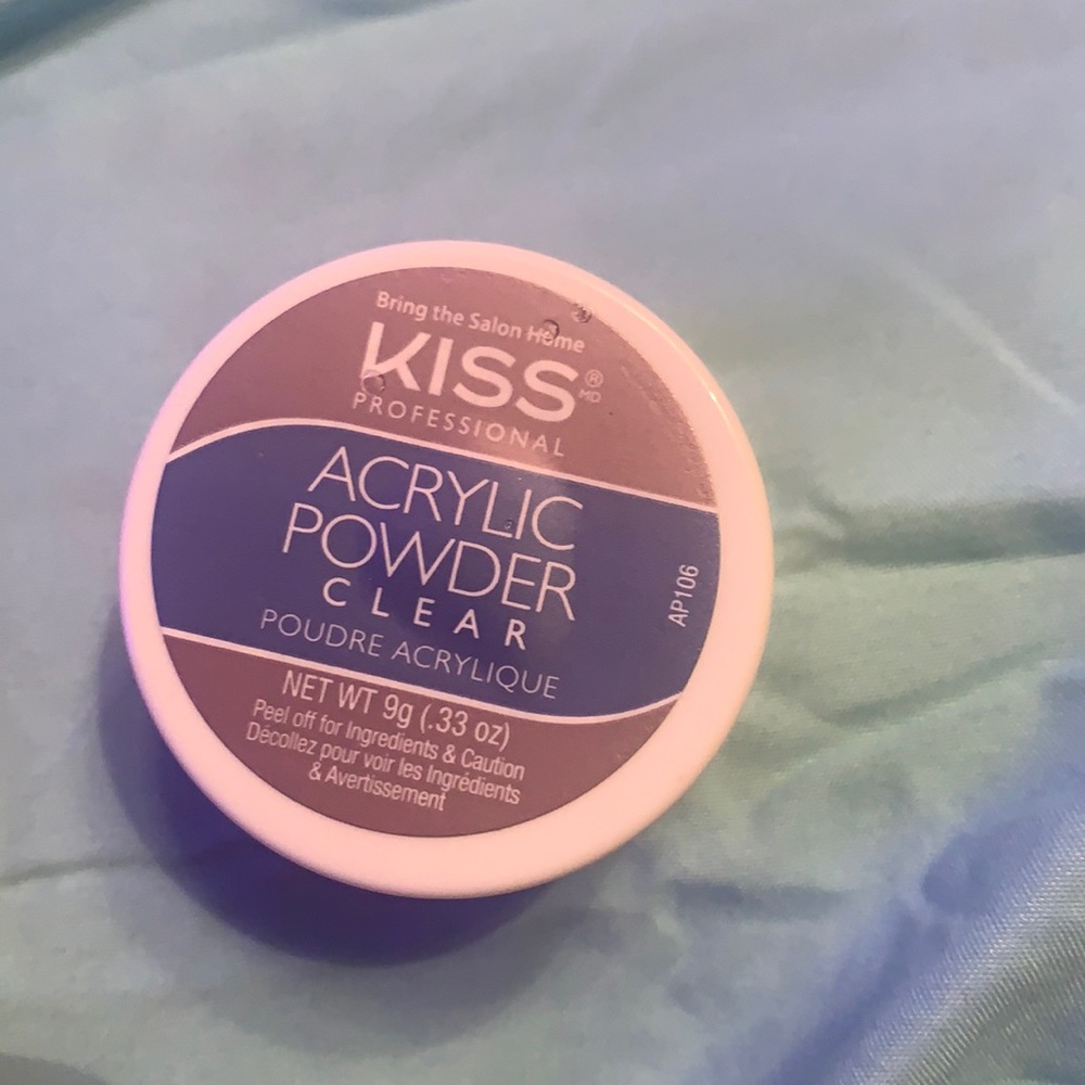 Clear acrylic powder